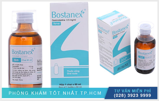Bostanex 60ml – thuốc chống dị ứng dạng siro dễ uống