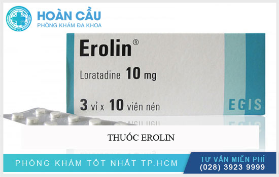 Thuốc Erolin chuyên điều trị triệu chứng dị ứng theo mùa
