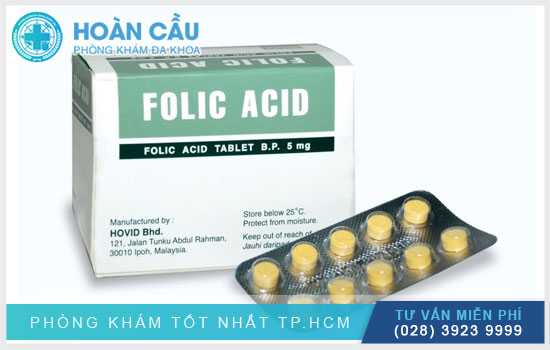 Một trong những loại thuốc bổ sung Acid folic được bán hiện nay