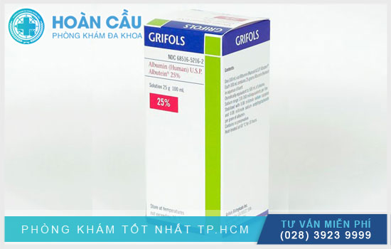 Công dụng và chỉ định sử dụng thuốc Albutein 25% 100ml