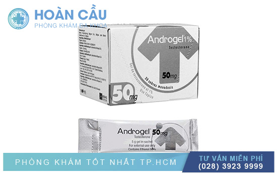 Androgel 50mg - Testosterone Dạng Gel