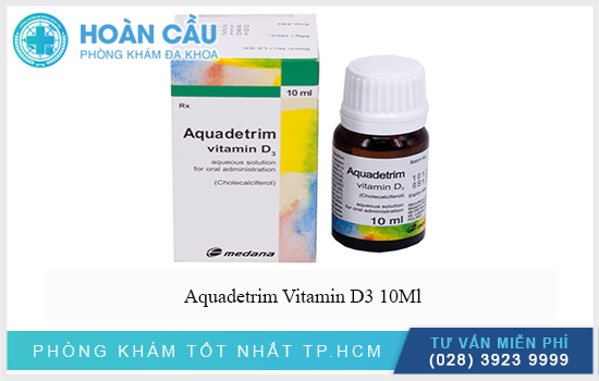 Aquadetrim Vitamin D3 10Ml là loại thuốc gì?