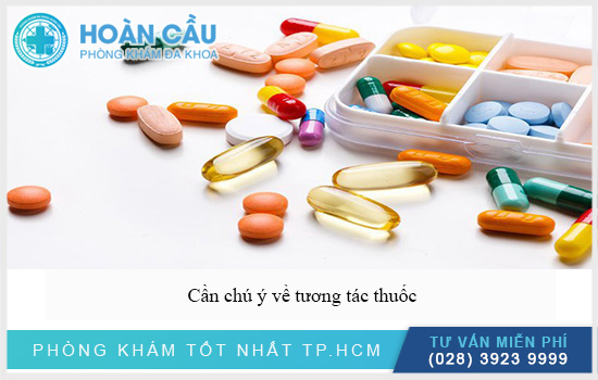 Cần chú ý tình trạng tương tác khi dùng thuốc