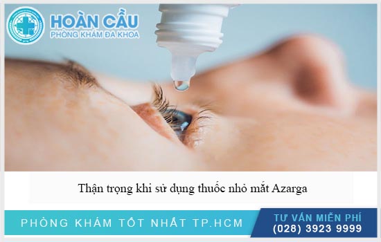 Thận trong khi sử dụng thuốc nhỏ mắt