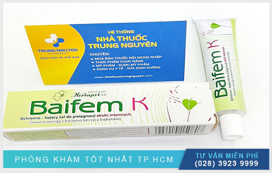 Baifem K Herbapol 15G: Thuốc kháng viêm, kháng nấm, dị ứng hiệu quả