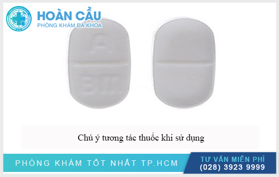 Chú ý tương tác khi dùng Bambec 10