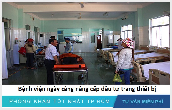 Bệnh viện ngày càng nâng cao cơ sở vật chất