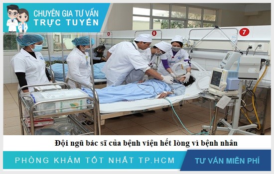 Đội ngũ bác sĩ hết lòng vì bệnh nhân