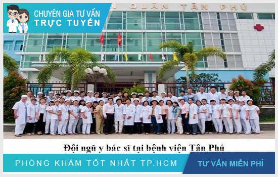 Đội ngũ y bác sĩ của bệnh viện Tân Phú