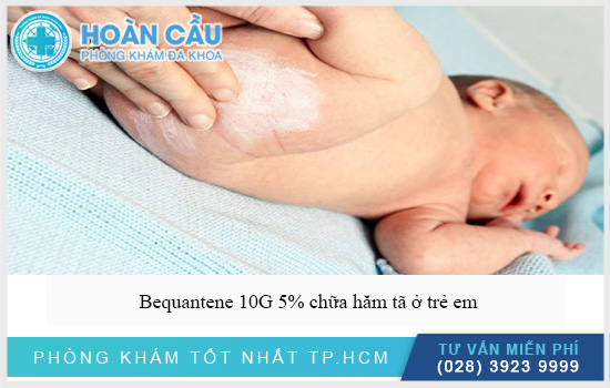 Bequantene 10G 5% chữa trị hăm tã cho trẻ