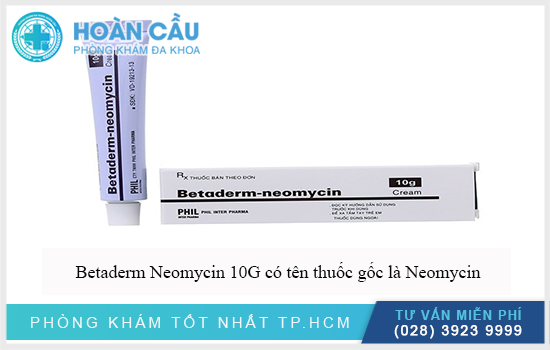 Betaderm Neomycin 10G: Công dụng và cách dùng