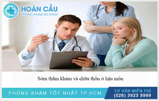 Cần sớm thăm khám và chữa thốn hậu môn