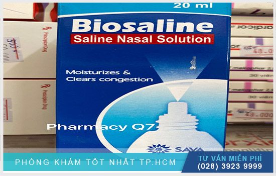 Bên trong Biosaline dược chất chính là Sodium chloride