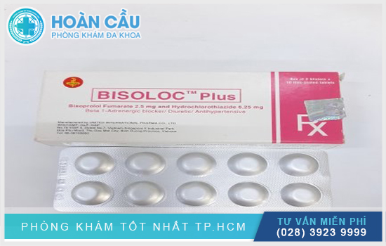 Thuốc Bisoloc Plus 2.5/6.25 và công dụng, cách dùng