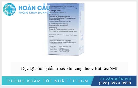 Đọc kỹ hướng dẫn trước khi dùng thuốc Butidec 5Ml 