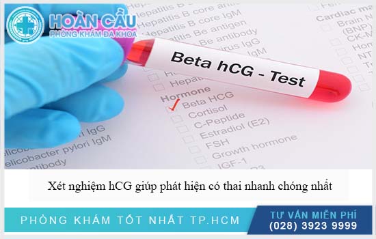 Xét nghiệm hCG giúp kiểm tra có thai chính xác và nhanh chóng 