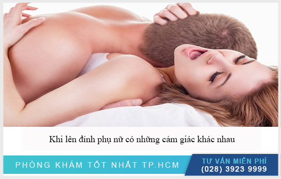 Cảm giác khi lên đỉnh của phụ nữ như thế nào?