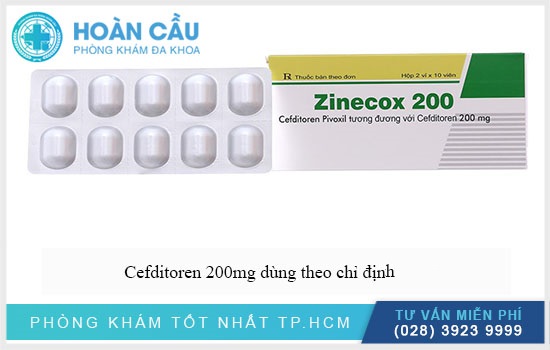 Cần dùng thuốc Cefditoren 200mg theo chỉ định