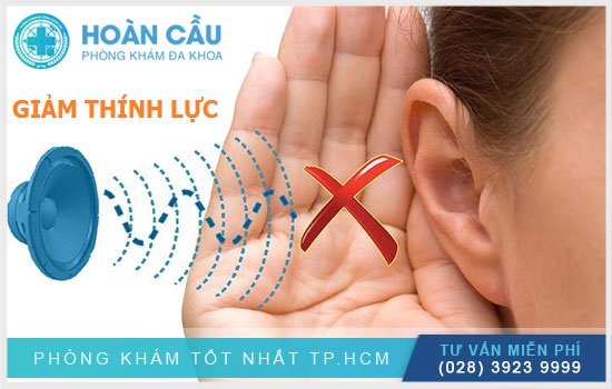 chảy nước vành tai gây giảm thính lực