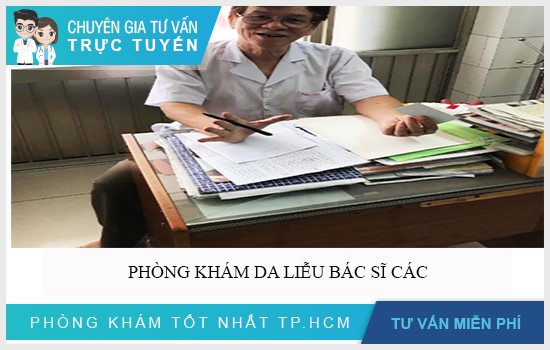 Phòng khám da liễu bác sĩ Các được nhiều bệnh nhân chọn lựa