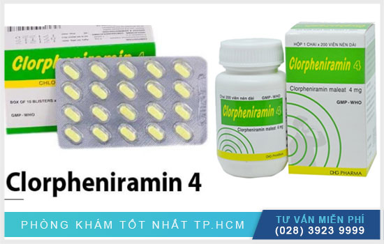 Chlorpheniramine 4mg: Thuốc chống dị ứng cho trẻ em