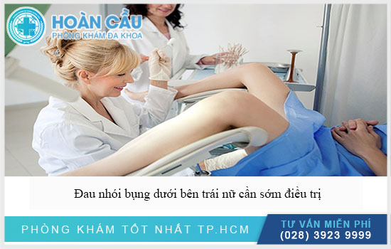 Cần sớm chữa trị đau nhói bụng dưới bên trái 