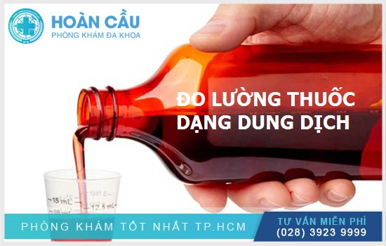 Đo lường Debridat dạng dung dịch để lấy đủ lượng thuốc cần dùng