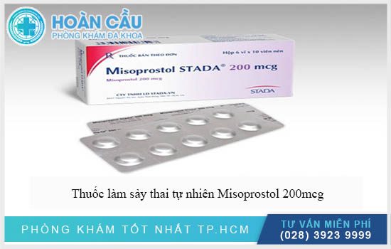 Thuốc làm sảy thai tự nhiên Misoprostol 200mcg