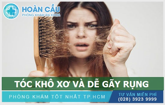 Có thể xuất hiện tình trạng tóc khô giòn hoặc dễ gãy rụng khi dùng thuốc