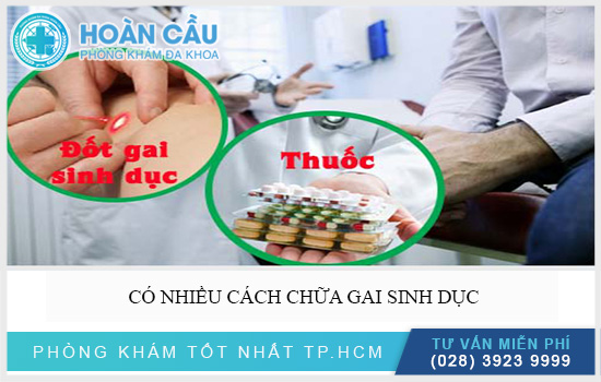 Có nhiều cách chữa gai sinh dục