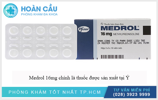 Giới thiệu thuốc Medrol 16mg và những lưu ý khi dùng
