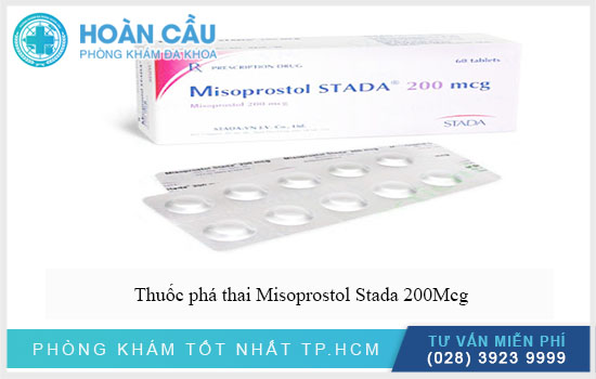 Thuốc phá thai Misoprostol Stada 200Mcg