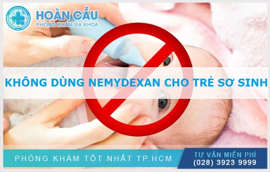 Không dùng thuốc Nemydexan cho trẻ sơ sinh