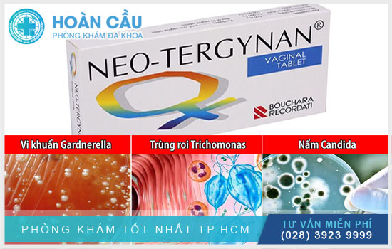 Neo Tergynan điều trị các bệnh viêm âm đạo do nhiễm nấm và vi khuẩn