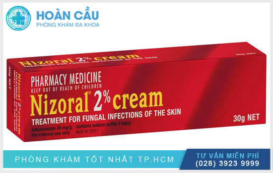 Nizoral Cream chuyên trị nấm da và các bệnh da liễu khác