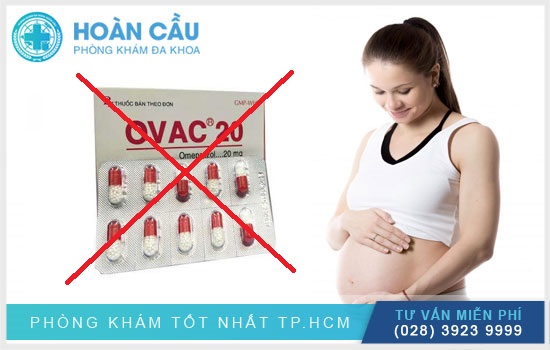 Không nên dùng Ovac 20 cho phụ nữ mang thai và cho con bú