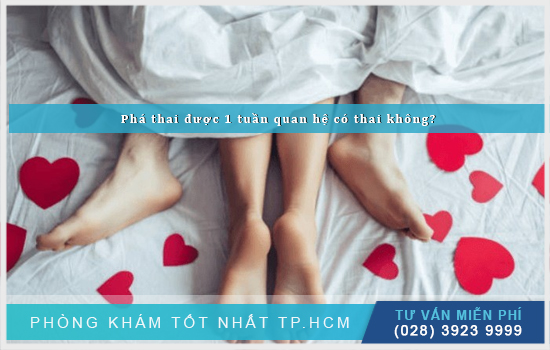 Phá thai được 1 tuần quan hệ có thai không? Tư vấn Online với BS