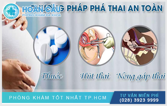 Có nhiều phương pháp phá thai khác nhau