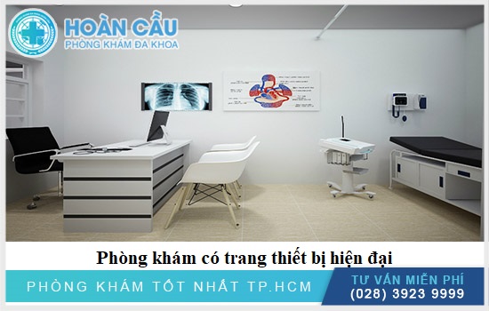 Phòng khám có trang thiết bị hiện đại