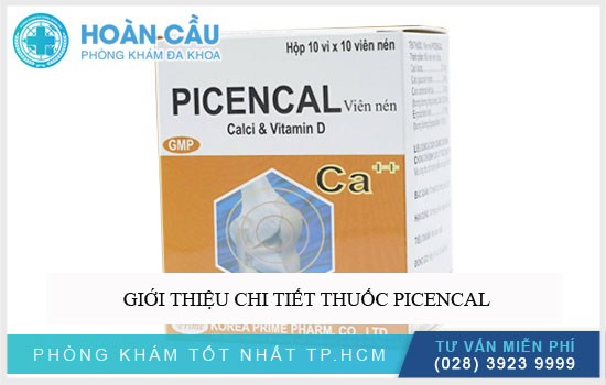 Giới thiệu chi tiết thuốc Picencal