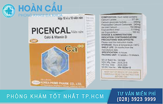 Giới thiệu chi tiết thuốc Picencal