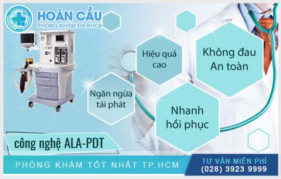 ALA-PDT là giải pháp chữa sùi mào gà an toàn hiệu quả