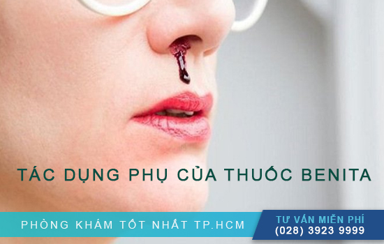 Benita có thể gây ra một số tác dụng phụ không mong muốn