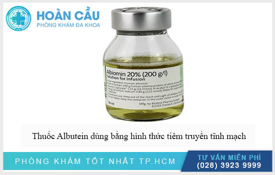 Thuốc được dùng bằng đường tiêm truyền tĩnh mạch