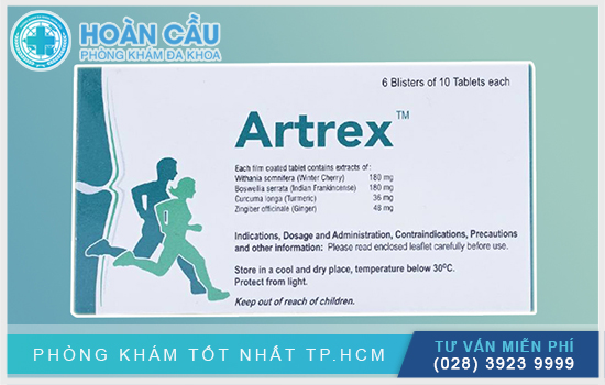 Artrex chính là loại thuốc với công dụng điều trị bệnh xương khớp