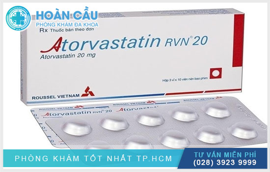 Atorvastatin 10Mg - Viên uống bao phim nhóm tim mạch