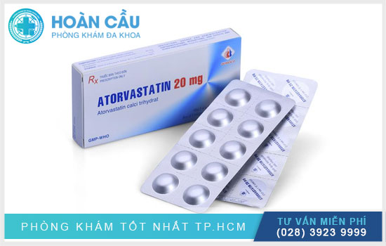 Atorvastatin 20Mg - Thuốc tim mạch điều hòa Lipid máu