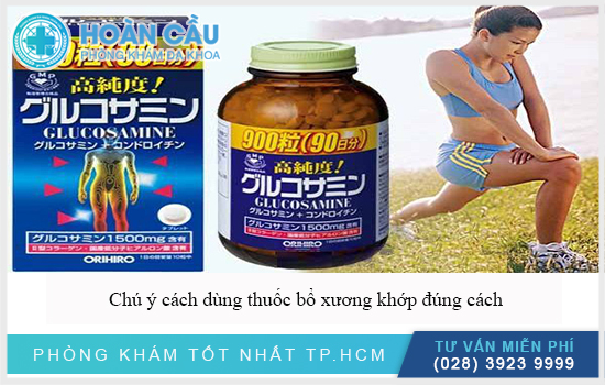 Chú ý liều dùng thuốc bổ xương khớp Glucosamine