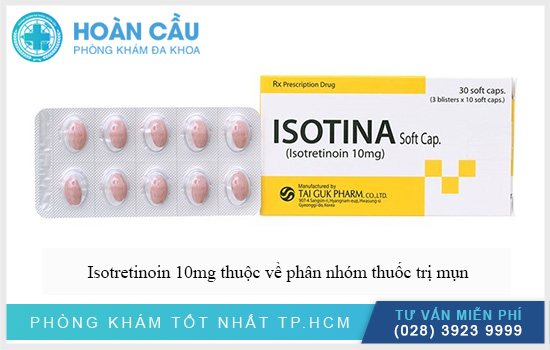 Thuốc Isotretinoin 10mg: Thành phần, tác dụng, lưu ý khi dùng