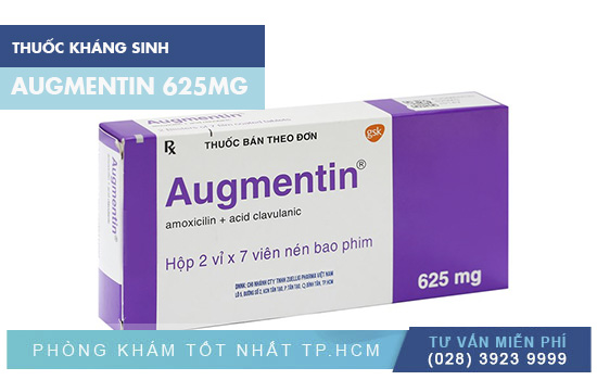 Thuốc kháng sinh Augmentin 625mg, công dụng, liều dùng